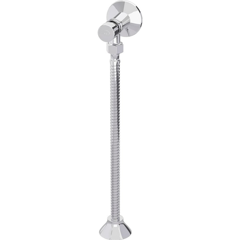 Vávula Para Mictória Com Canopla E Flexível 190904-21 Blukit 0.30M CROMADO