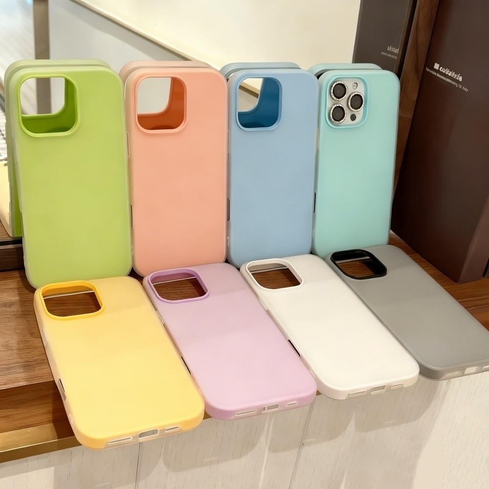 Solid Color Jelly Case For Samsung S25 ULTRA S24 Plus S23 S22 A17 A16 A15 A14 A13 A52 Matte Case