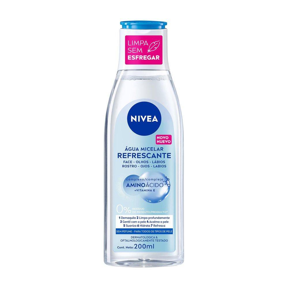 Água Micelar NIVEA Solução de Limpeza 7 em 1 Refrescante 200ml em Oferta na Shopee
