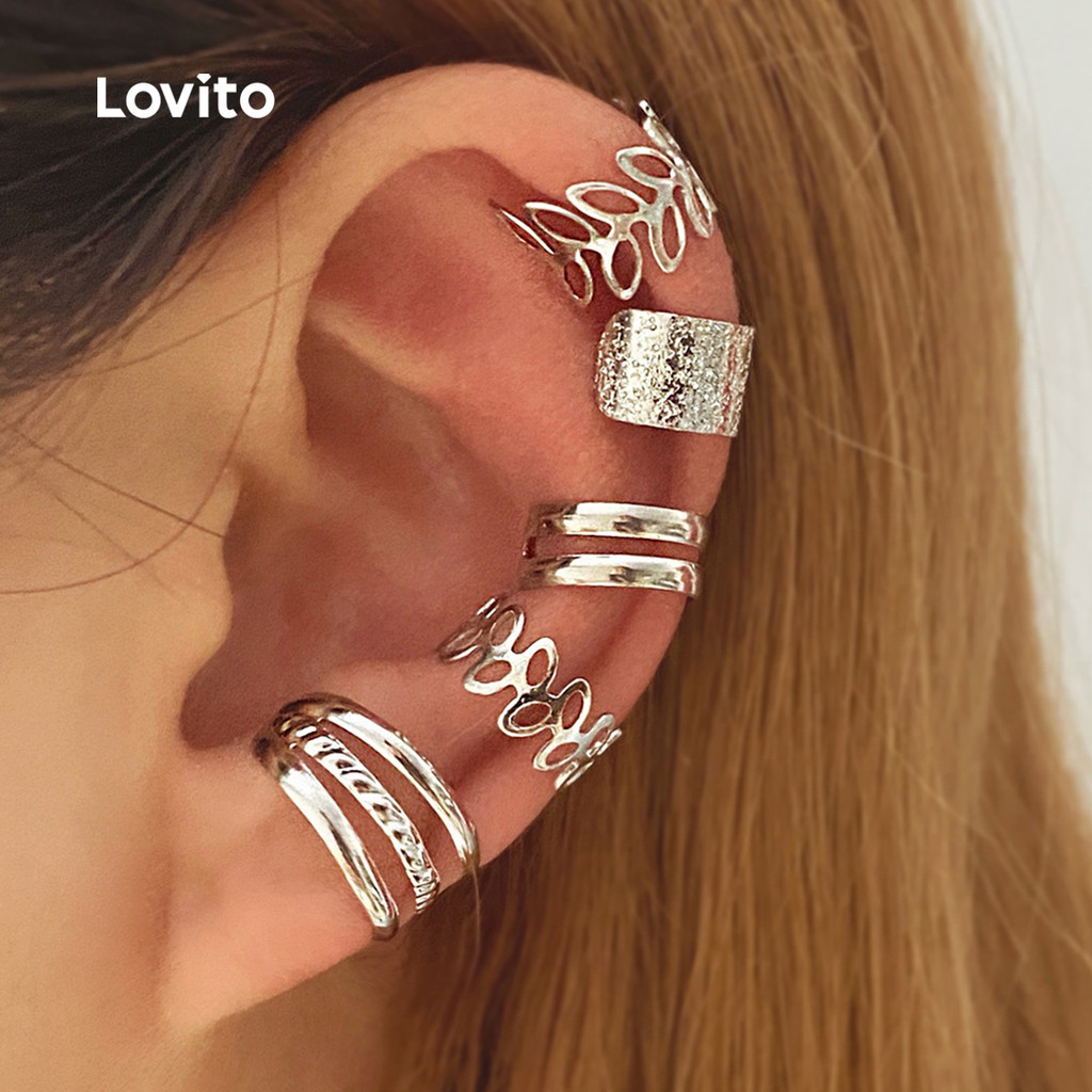 Lovito Brincos Geométricos LCS31A376 em Oferta na Shopee