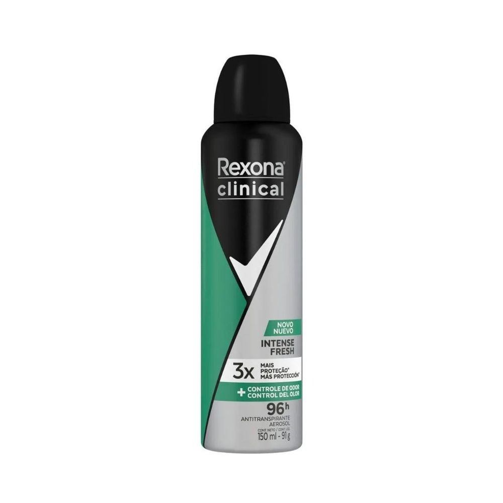 Desodorante Rexona Clinical Intense Fresh Masculino 150ml em Oferta na Shopee