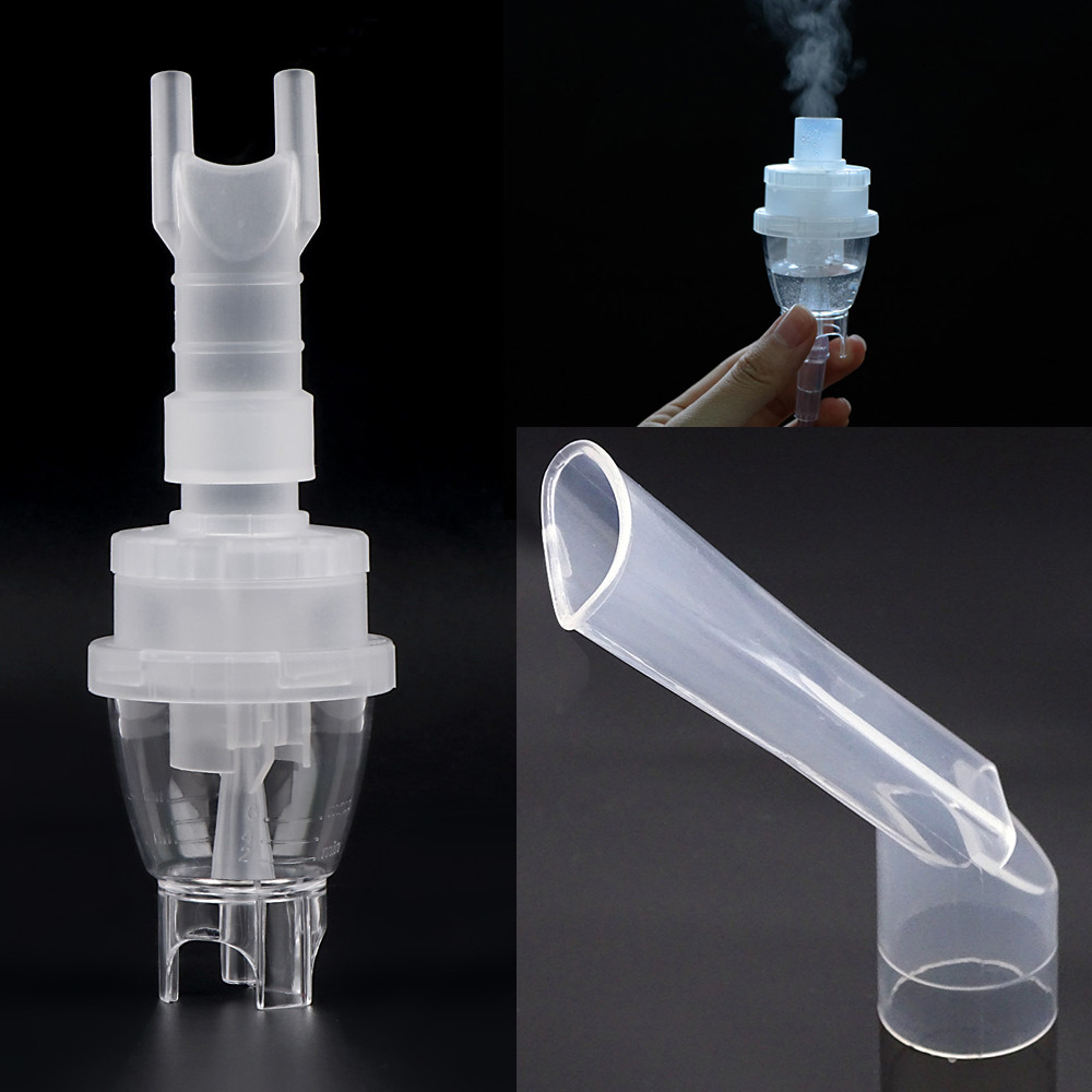 6ML Copo Atomizado Boca Nariz Tubo Para Compressor De Ar Nebulizador Máquina Alergia Inalador Aerossol Acessórios Substi