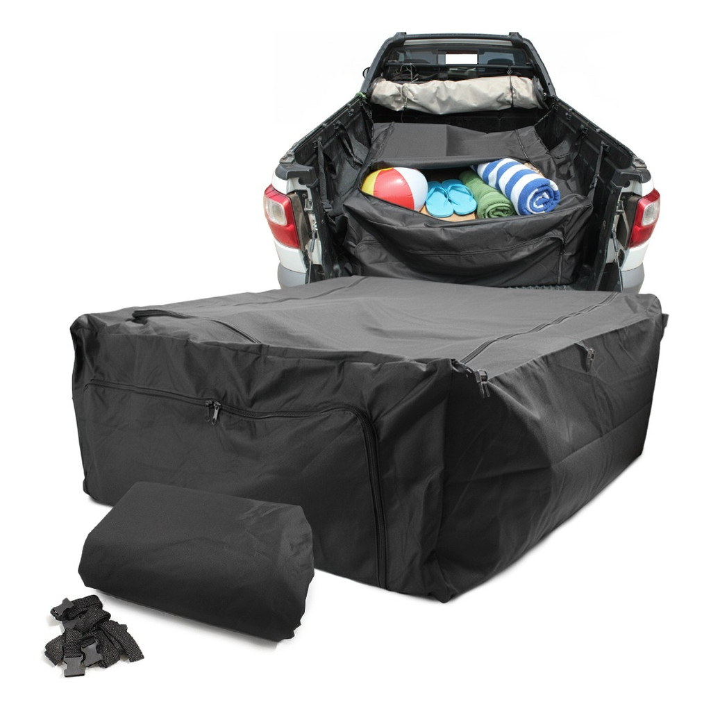 Bolsa Mala Caçamba Para Toro Volcano 840 Litros Pickup Preto