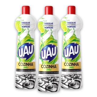 Kit 3un Multiuso 500ml Limão Siciliano Uau Superfícies e Utensílios em Oferta na Shopee