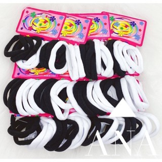 Médio Xuxinha para cabelo  de Meia 72 unidades / Rabico e elástico para cabelo Scrunchie em Oferta na Shopee
