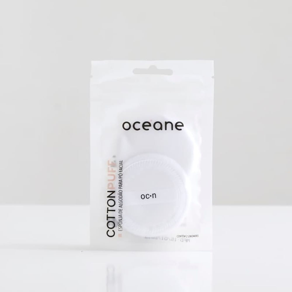 Detalhes do Esponja de Maquiagem para Pó Compacto - Cotton Puff 2un