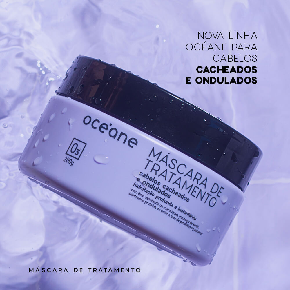 Detalhes do Máscara de Tratamento para Cabelos Cacheados e Ondulados 200g