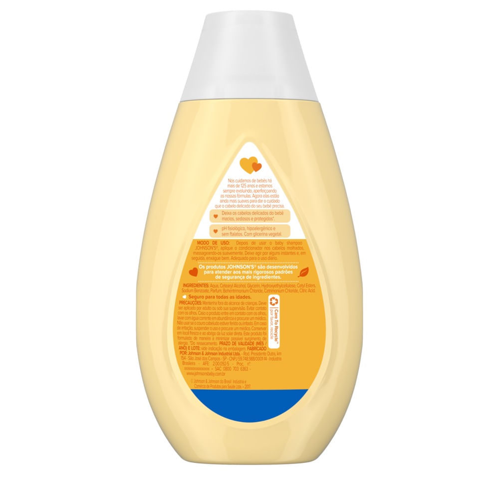 Detalhes do Condicionador Johnson's Baby 200ml