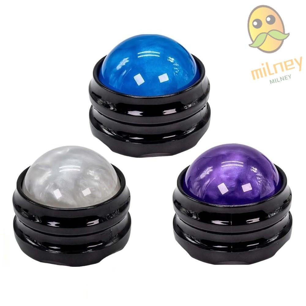Rolo de Massagem Manual Yunni, Mini Bola de Massagem Corporal para Relaxamento Muscular, Design Rotativo de 360 Graus