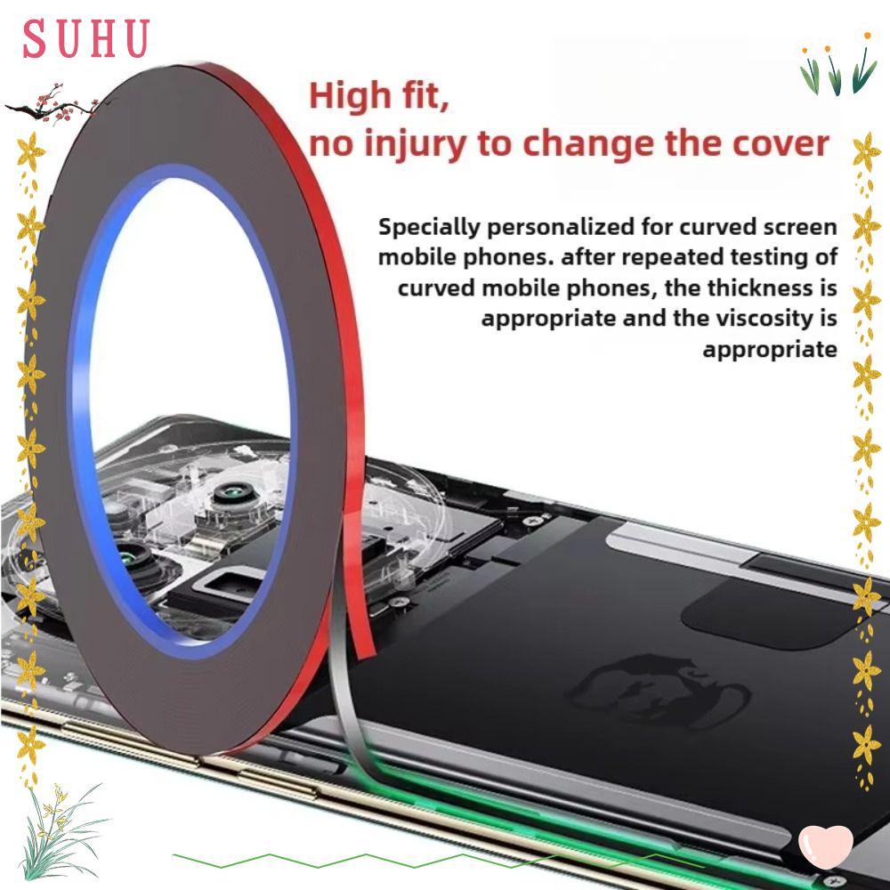 SUHU 2 Rolos De Fita Para Quadro De Celular , Dupla Face Sem Rastros De 3 Mm De Vedação De Tela Curva À Prova D'água