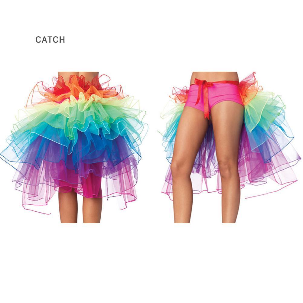 Captura Arco-Íris Neon Rave Festa Dança Meio Busto Burlesque Sexy Clubwear Você em Oferta na Shopee