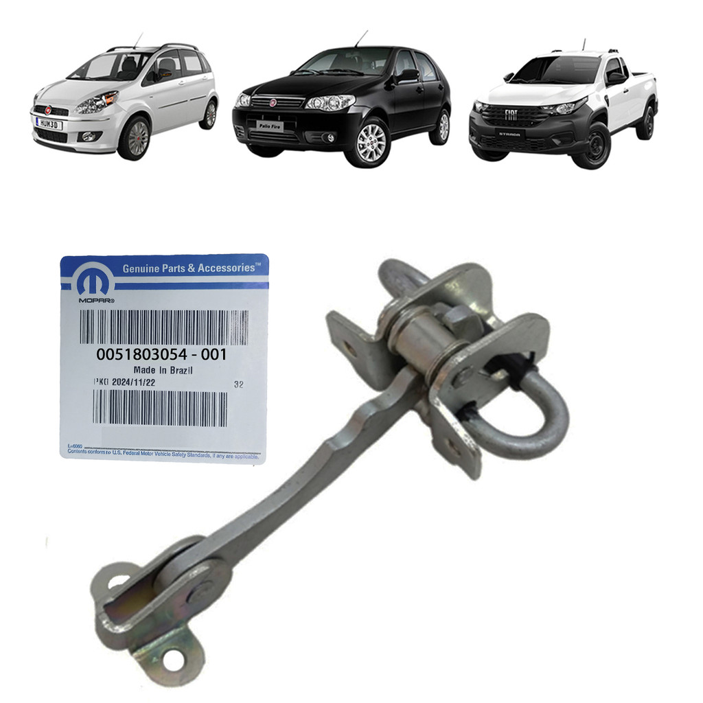 Limitador Porta Dianteira Original Fiat Strada 2004 A 2020 em Oferta na Shopee