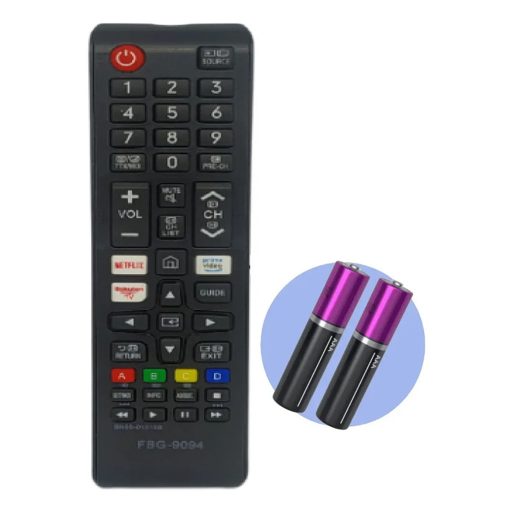 Controle Remoto Smart Compatível C/ Samsung 4k Fbg-9094