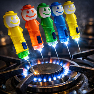 Kit 5 Agulhas Para Limpar Desentupir Fogão Chuveiro Com  Lanterna em Oferta na Shopee