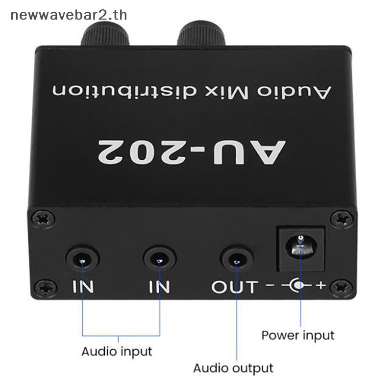 Distribuidor De Áudio Estéreo waveba Para Volume Externo De Amplificador De Potência De Fone De Ouvido .