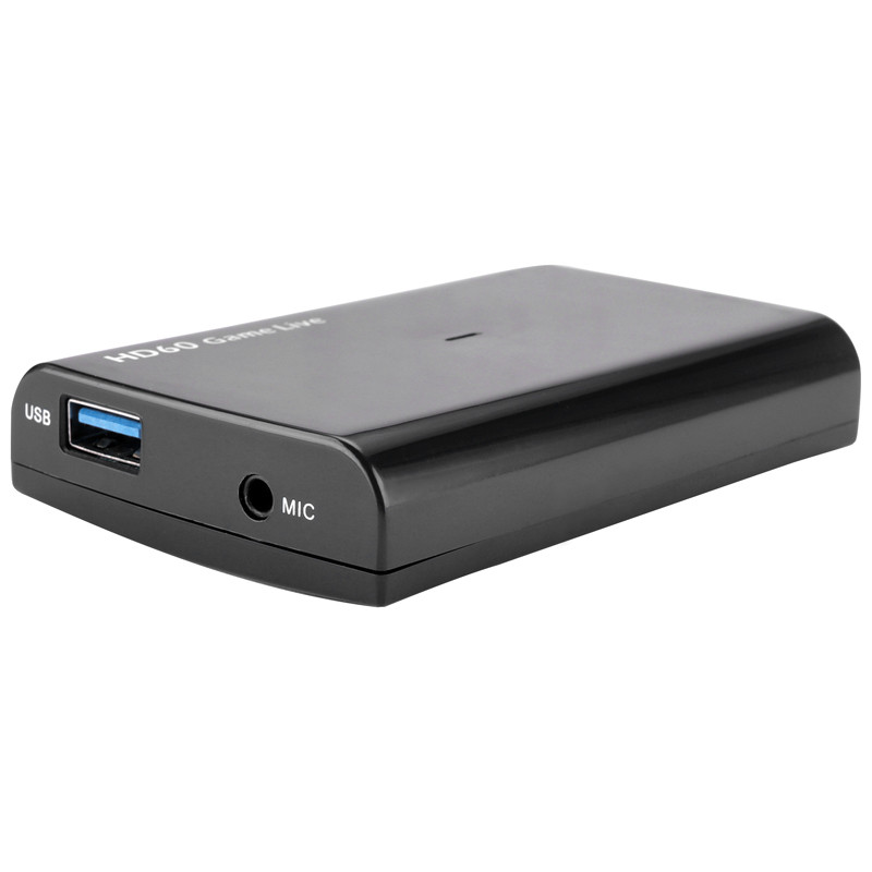 Placa De Captura De Vídeo USB 3.0 HDMI Caixa De Gravação De Jogos 1080P Com Micr
