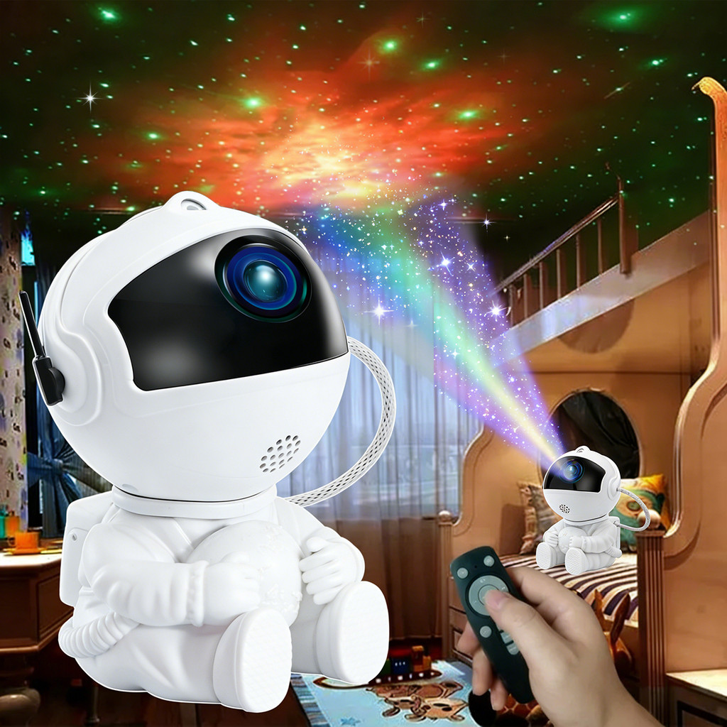 Luminaria Astronauta Projector Galáxia Crianças Luzes Noturnas, Galáxia Nebulosa Astronauta Estrela