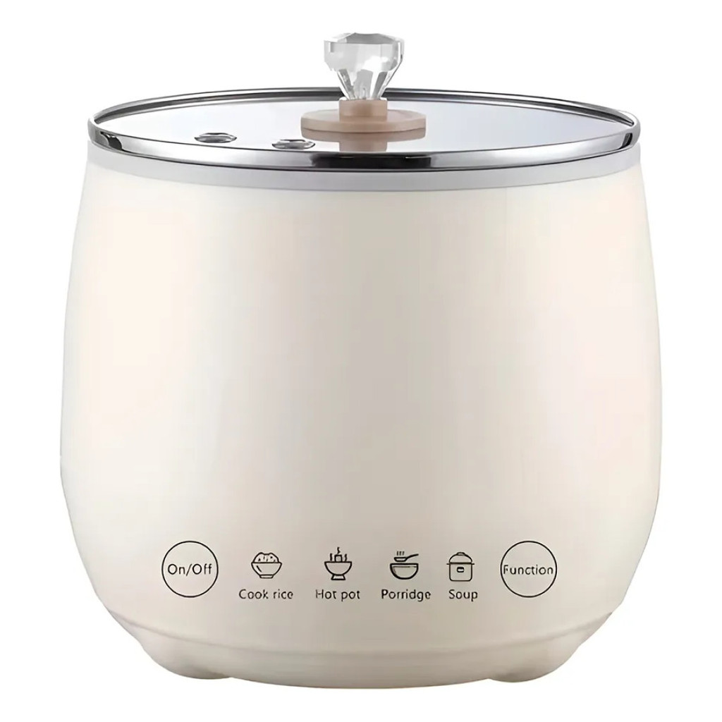 Panela Elétrica Mini Cozedor Arroz Caldos 1,8L Legumes  220V