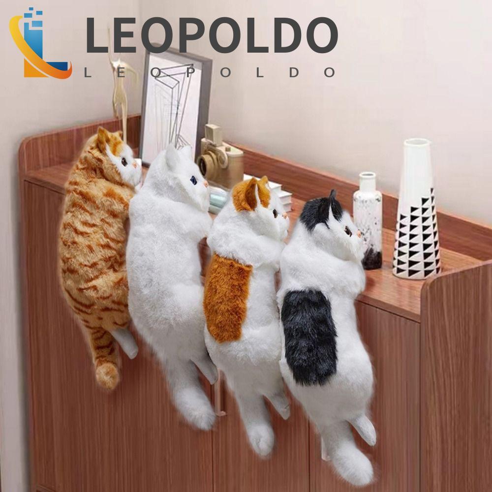 LEOPOLDO Boneca De Pelúcia De Gato Realista , Decoração Peluda , Simulação De Suspensão , Pendurado Peludo ,