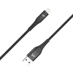 Cabo Lightning para USB-A Preto, 1,5 metros, Mistertech