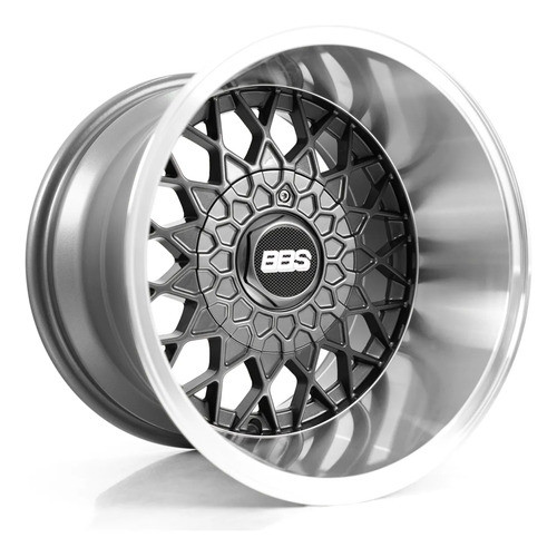 Rodas 15 Bbs Gm Bonanza Tala 10 6x139 Off Set Negativo Cinza-escuro