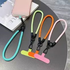 Pulseira Universal Para Telefone , Cordão Anti-Perda Com Remendo Removível , Todas As Capas De