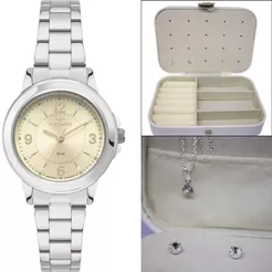 RELÓGIO TECHNOS FEMININO MINI PRATEADO 2036NBE/1X