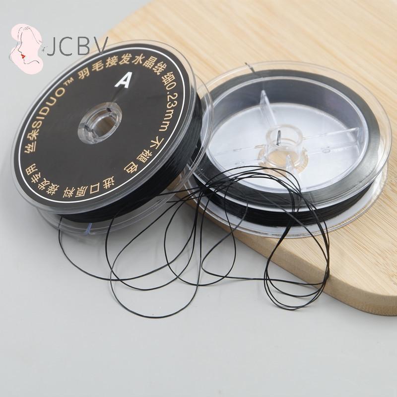 [JCBV] 1 Rolo 60M Salão De Beleza Cristal Elástico Corda Cabelo Tecer Costura Decoração Linha Para Fio De Fazendo Tecela