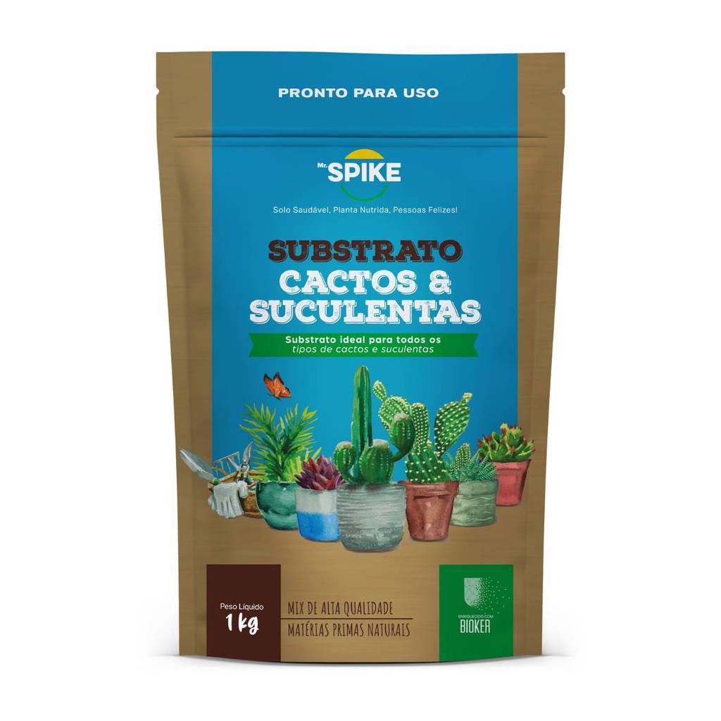 Substrato para Cactos e Suculentas (1KG) MR.SPIKE