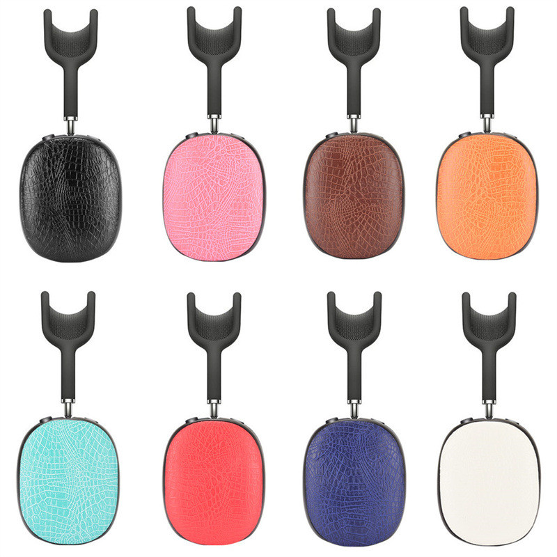 Adequado para Apple airpods max fone de ouvido caso protetor padrão crocodilo co