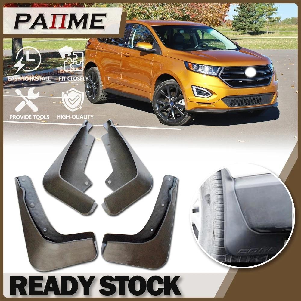 ReadyStock Veículo Carro MudFlap Para Ford EDGE SUV 2015-2018 4 Pçs/Set Moldado Respingo Dianteiro Traseiro-Lamas Fender