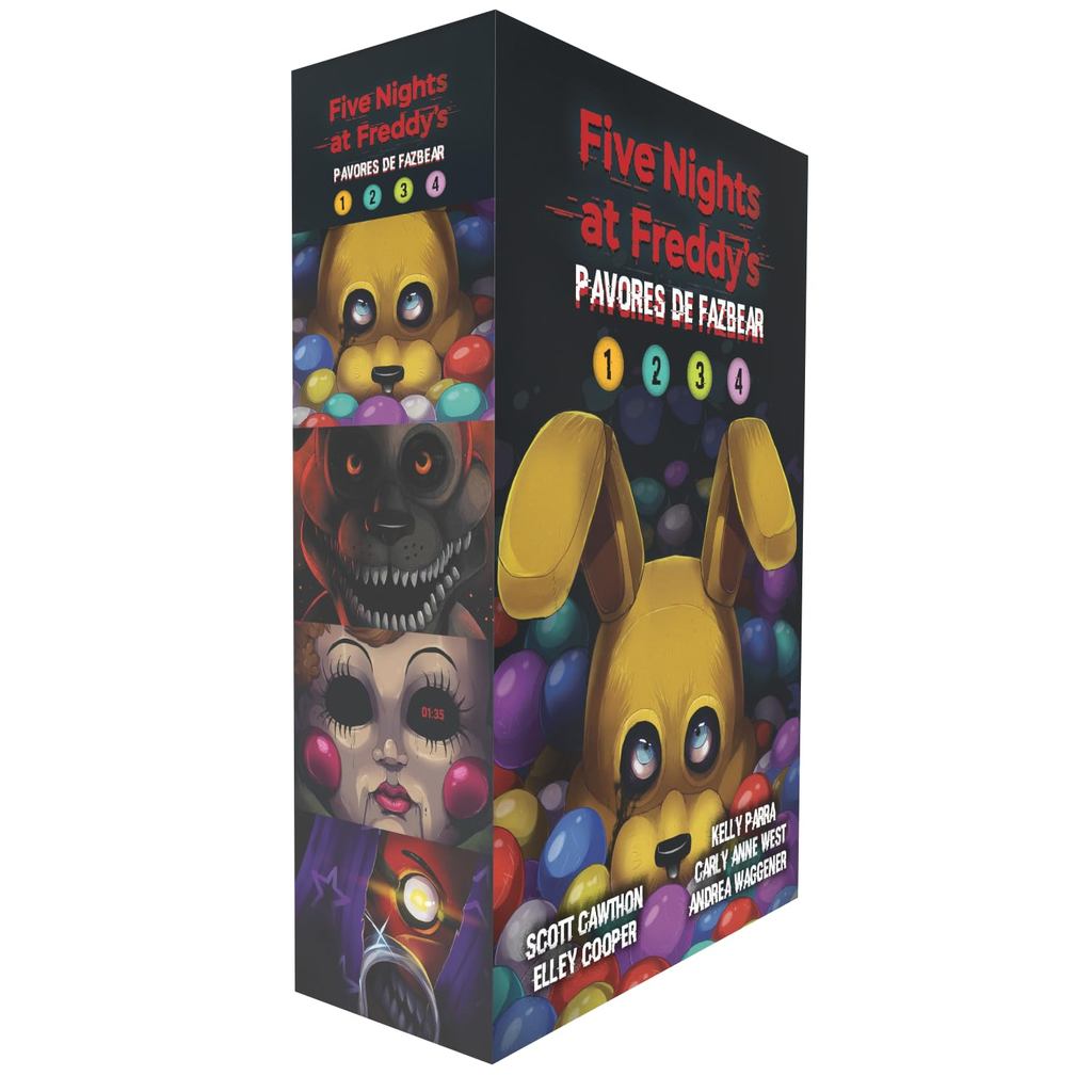 BOX PAVORES DE FAZBEAR - VOL 1 AO 4 - INTRINSECA em Oferta na Shopee