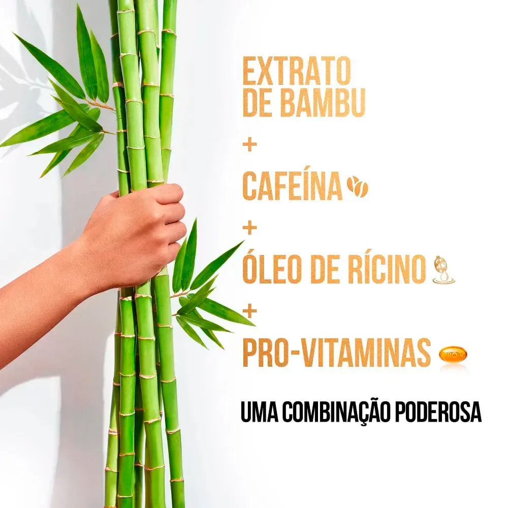 Detalhes do Kit Pantene Bambu Shampoo 400ml + Condicionador 175ml + Creme Para Pentear 240g