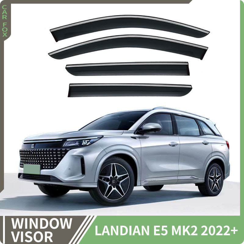 Adequado para landian e5 janela viseira landian e5 janela à prova de chuva viseira de sol chuva chuva sobrancelha fábric