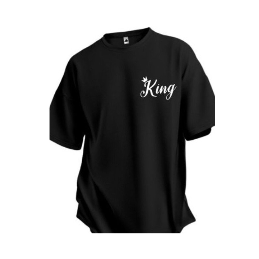 Camiseta Oversized King Estampa Rei Streetwear Skatista BT072