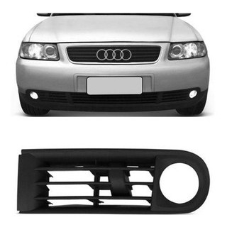 Grade Moldura milha AUDI A3 2003 2004 2005 2006 2007 ESQUERDA (( MOTORISTA ))  c/ furo DE MILHA