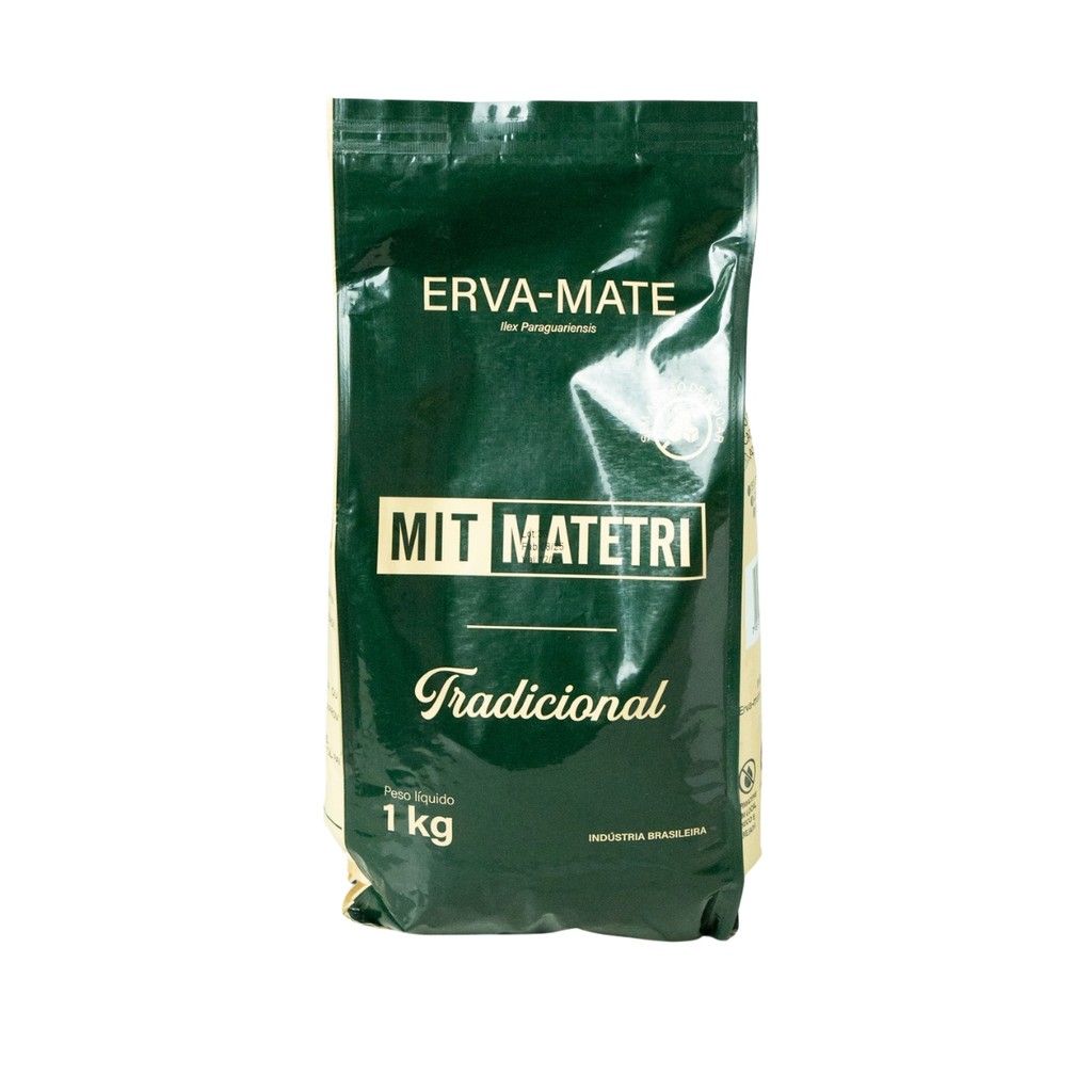 Erva-Mate Matetri Tradicional 1kg | Sem Adição de Açúcar, Sabor Autêntico e Moagem Uniforme