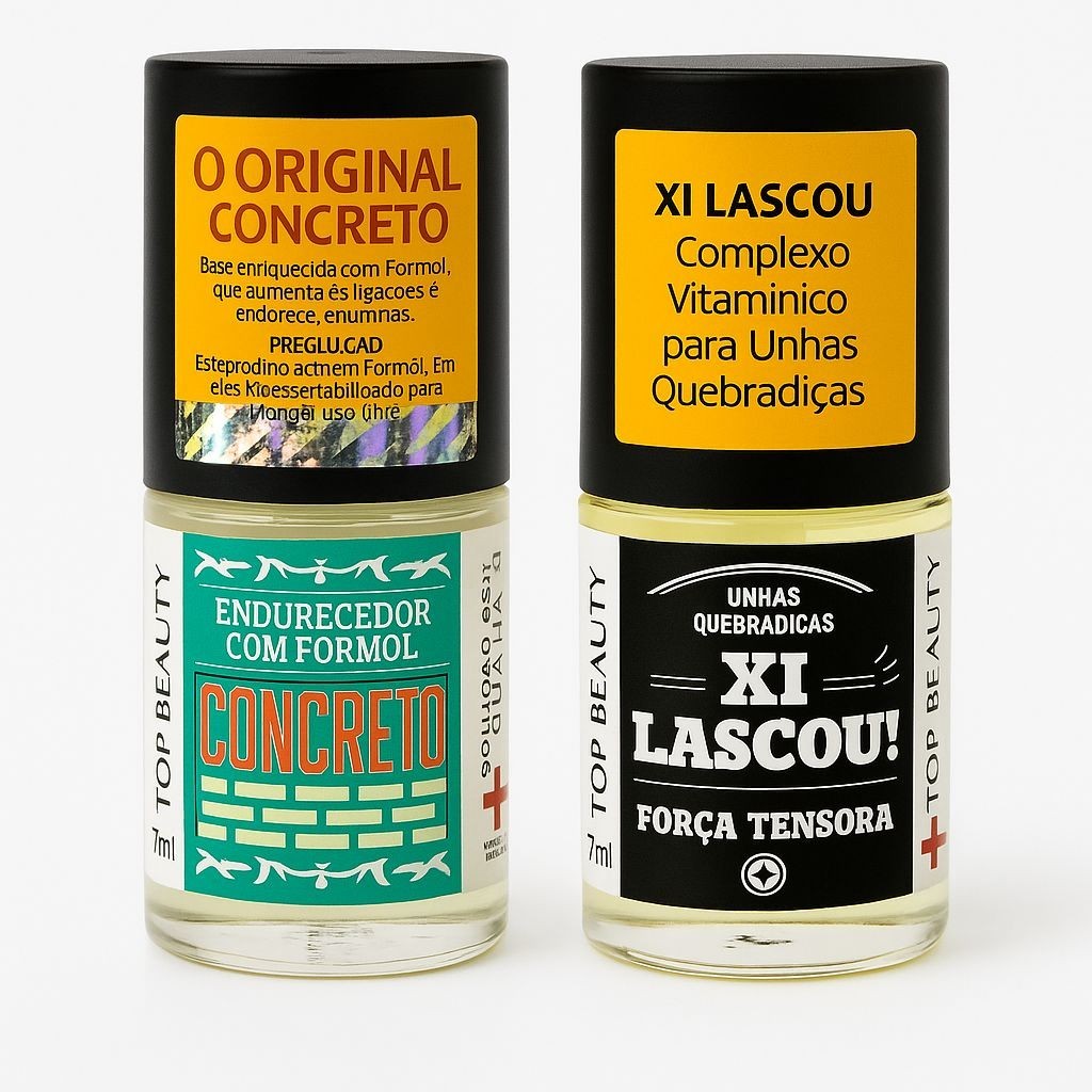 KIT 2 BASES 1 BASE CONCRETO + 1 BASE XI-LASCOU P/ UNHAS