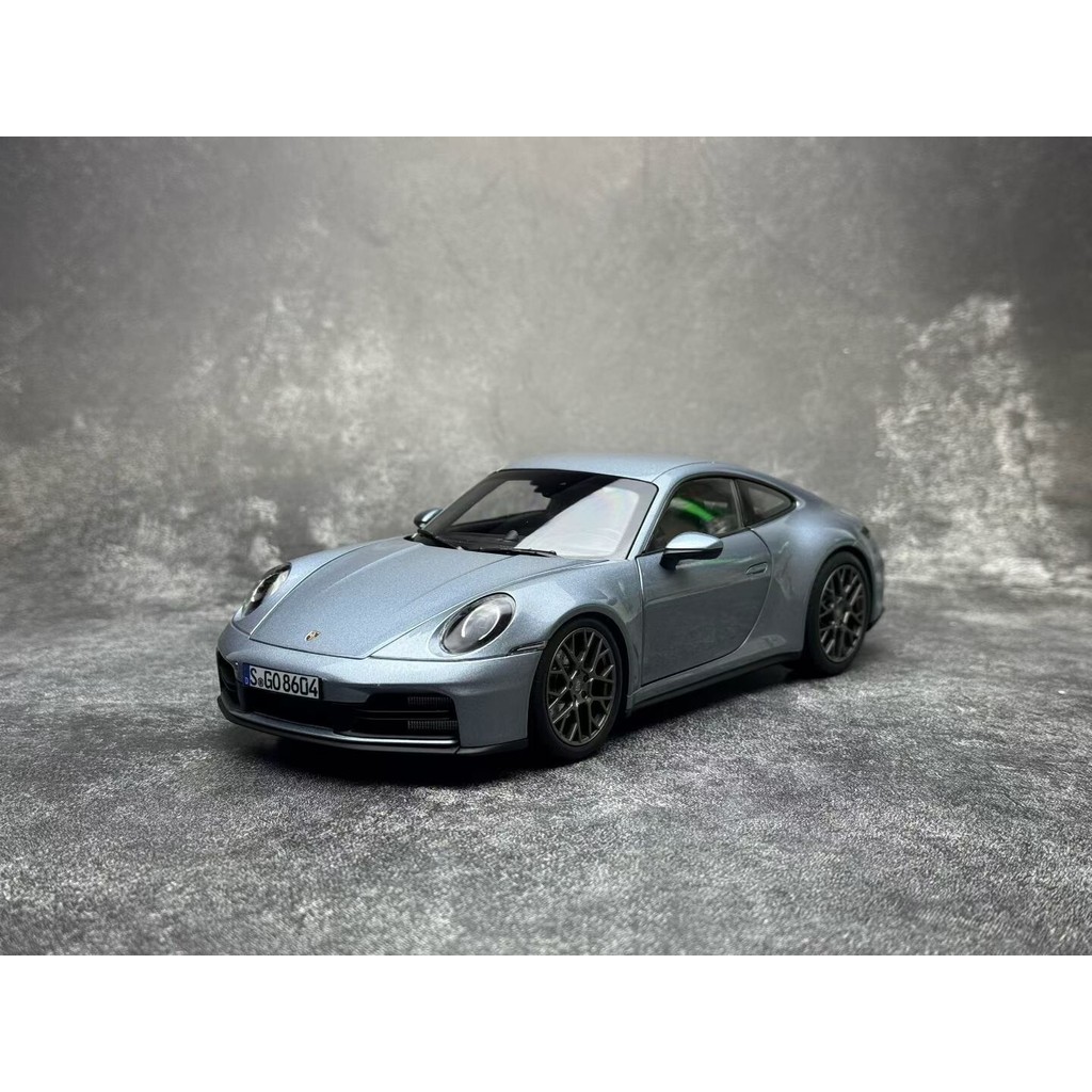 [Envio] NOREV Norwell Porsche 911 Targa/Carrera 4S Modelo de carro de liga 1/18 Liga totalmente aberta Nova medição Visu