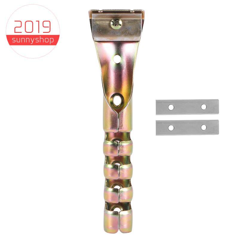 [Bestseller S] Raspador De Tinta Liga Resistente Com 2 Peças De Lâminas Dupla Face Para Remover Rejunte , Cola , Ferruge