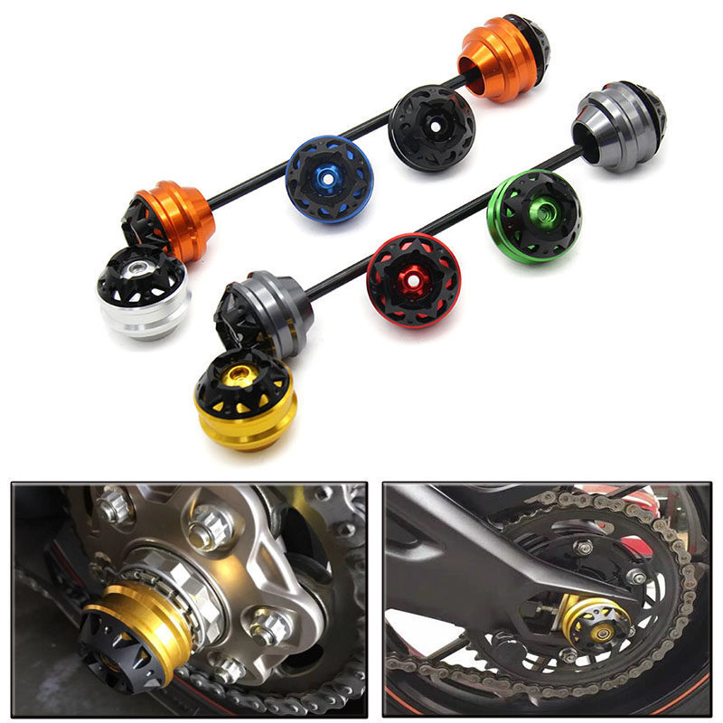 Adequado para KAWASAKI NINJA 1000 2011-2015CNC liga de alumínio modificado resistente a choques bola eixo da bola da rod