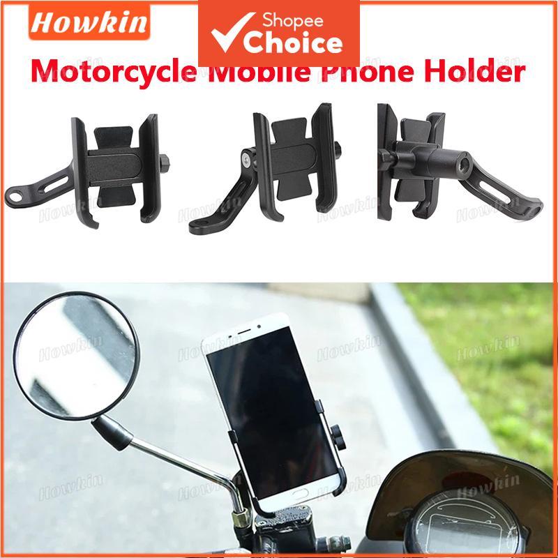  Novo Suporte de Telefone Resistente em Alumínio para Guidão de Bicicleta e Moto com Rotação 360 Graus