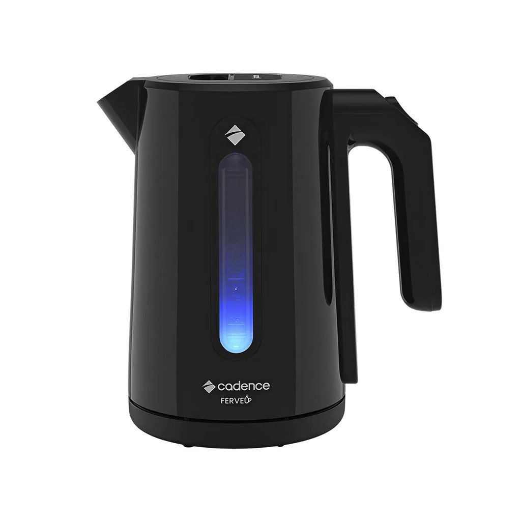 Chaleira Elétrica Rápida Ferveu 1,9L Preta Cadence em Oferta na Shopee