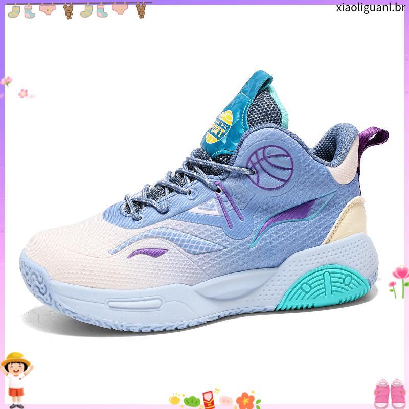 kit tênis infantil masculino tênis infantil masculino Tênis de basquete infantil 2024 primavera e outono novos tênis a