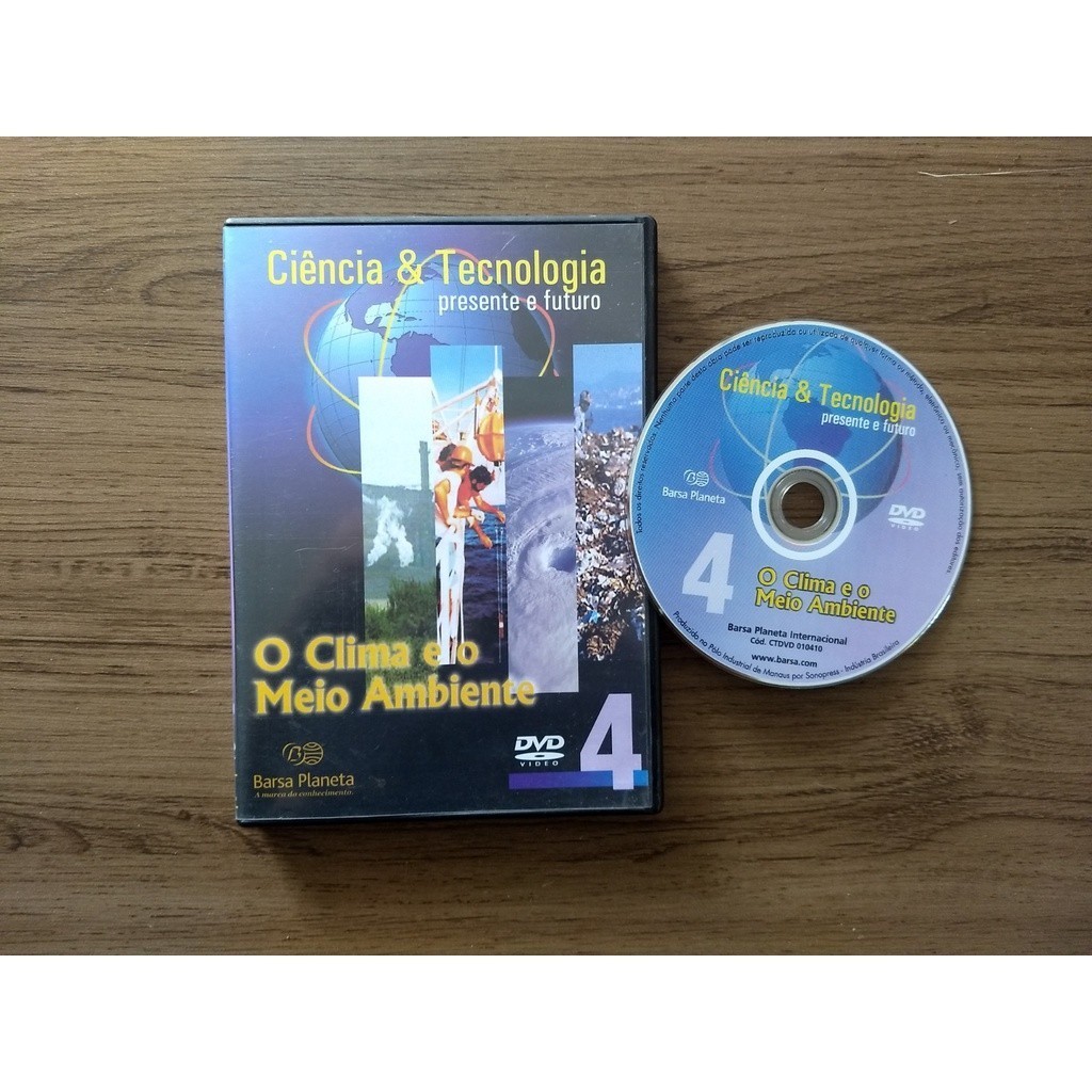 DVD CIENCIA E TECNOLOGIA - O CLIMA E O MEIO AMBIENTE - VOLUME 4 - ORIGINAL