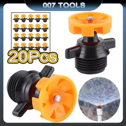 Kit 10/20 Aspersor De Rotação, 360 ° Giratória Sistema De Rega