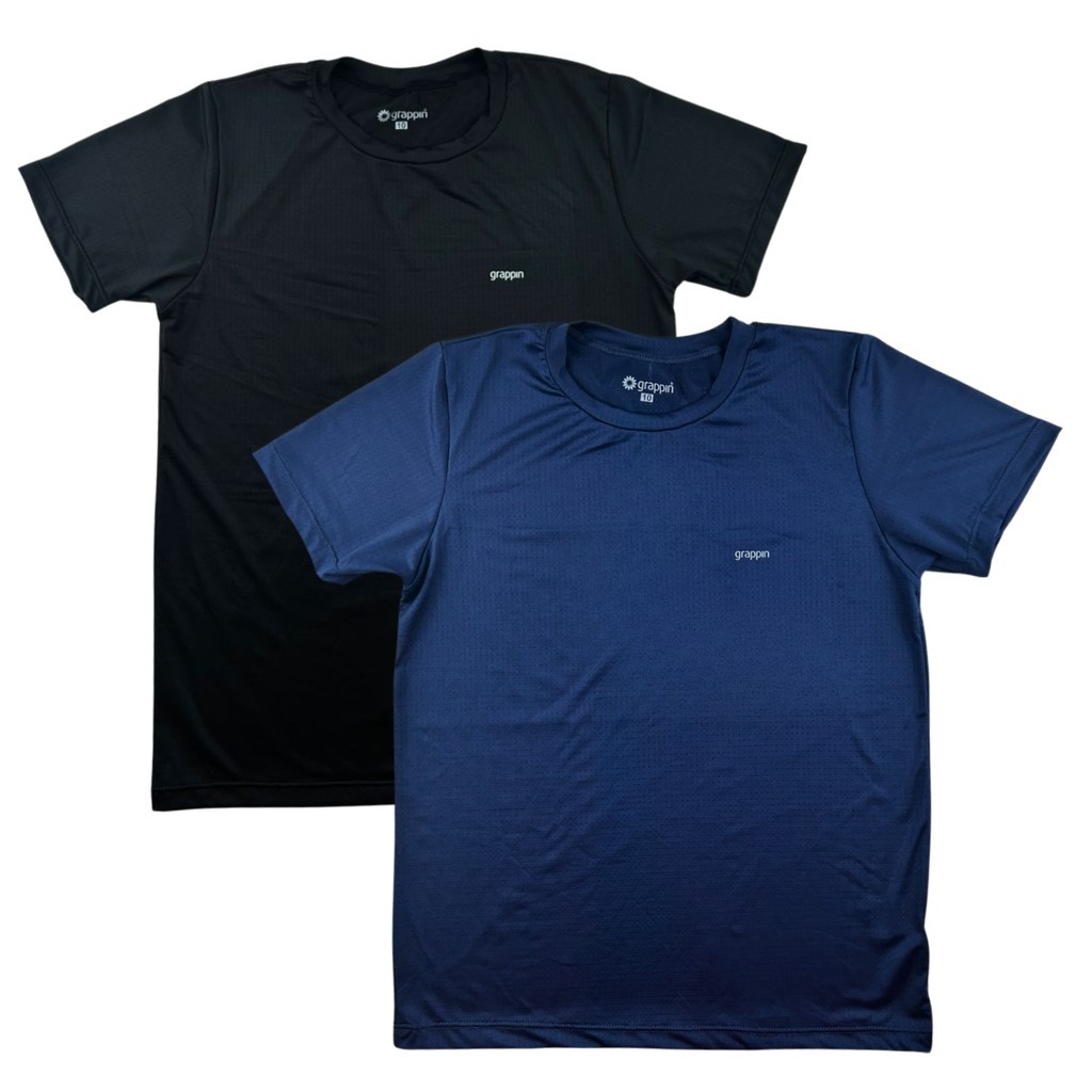 2 Camisetas Juvenil Masculina Grappin Dry Furadinha Proteção UV Respirável Esportiva