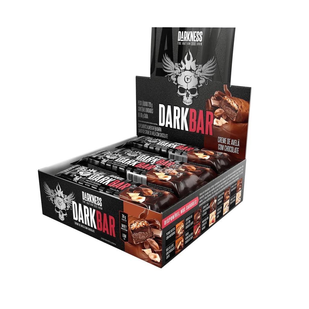 Barra de Proteína Darkness Dark Bar 720g 8 unidades