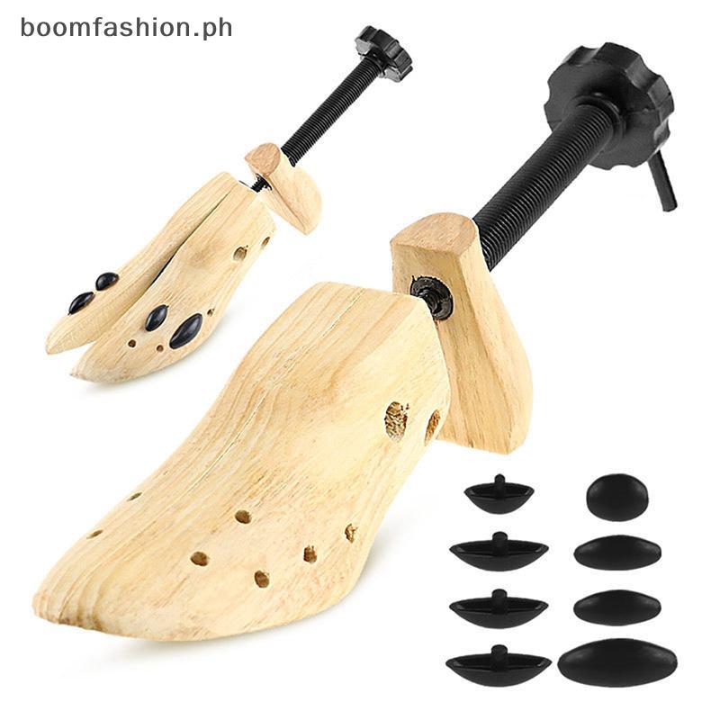 [Boomfashion] 1 Peça Árvore De Sapato De Madeira De 2 Vias Para Homens E Mulheres Expansor De Sapatos Ajustável Modelado