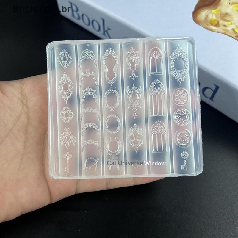 [brightlight.br] Molde De Silicone 3D Para Arte Em Unhas , Estilo Europeu , Padrões Retrô , Velasti , Design De Vela , D
